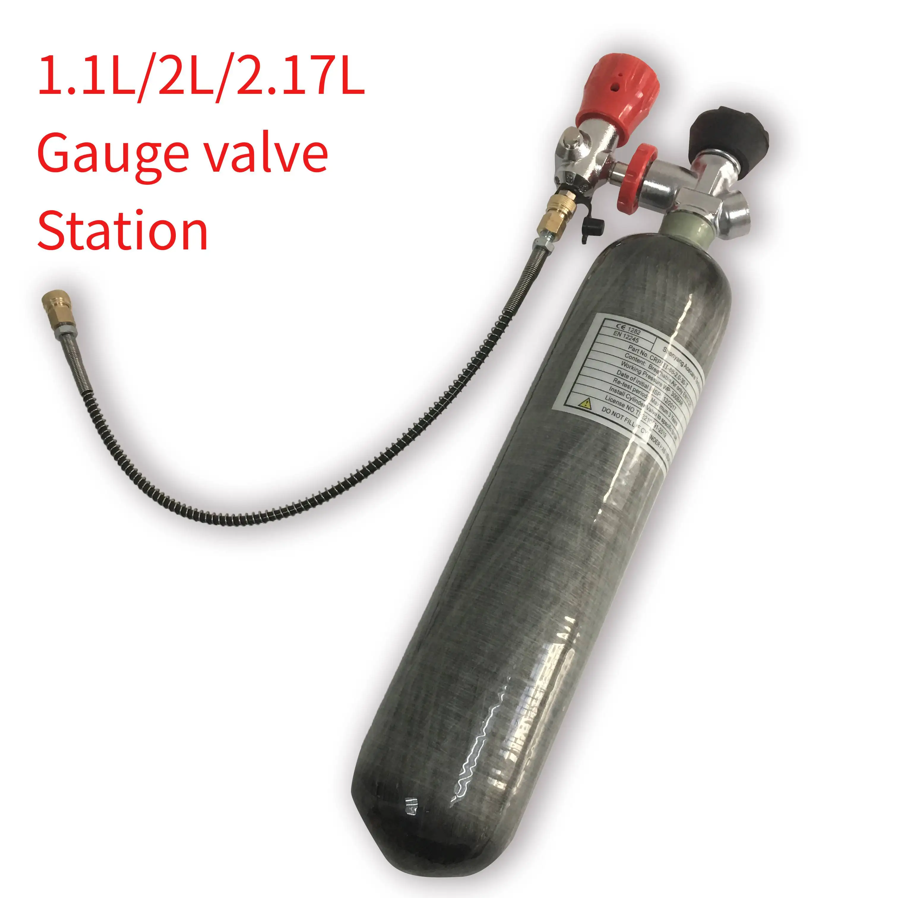 Цилиндр AC102301 Pcp 1 1l/2L/2 17l 4500 Psi подводный бак винтовка сжатый воздух мини бутылка