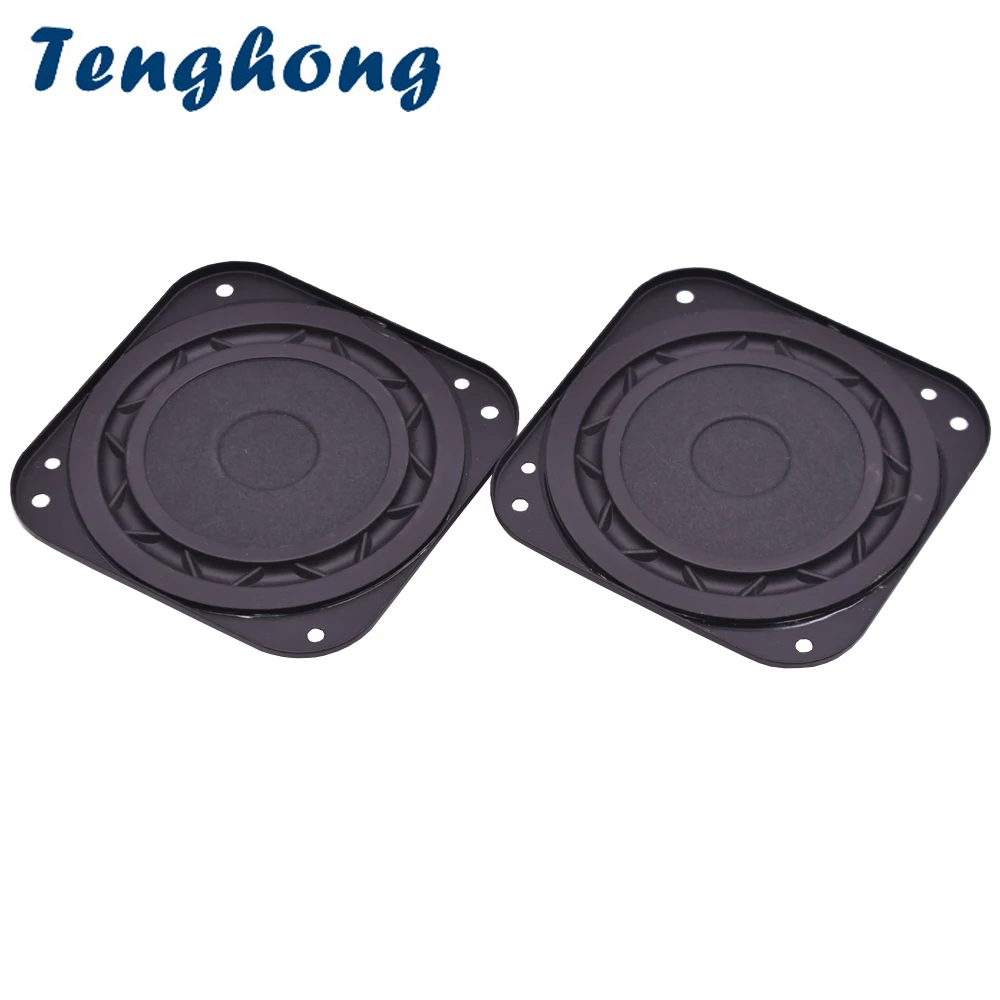 Tenghong 2 шт. 3 дюймов аудио Динамик s Hi-Fi 8 Ом 15 Вт ультра тонкий сабвуфер сделай сам