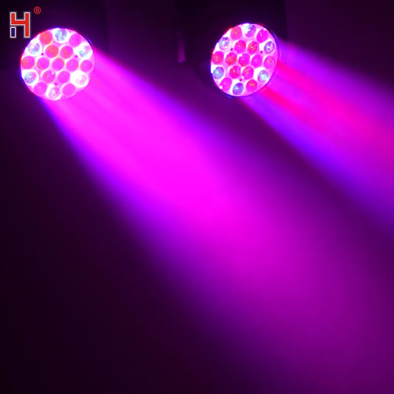 Светодиодный вращающийся головной светильник пчелиный глаз Lyre Zoom Wash Beam Effect 19X15W