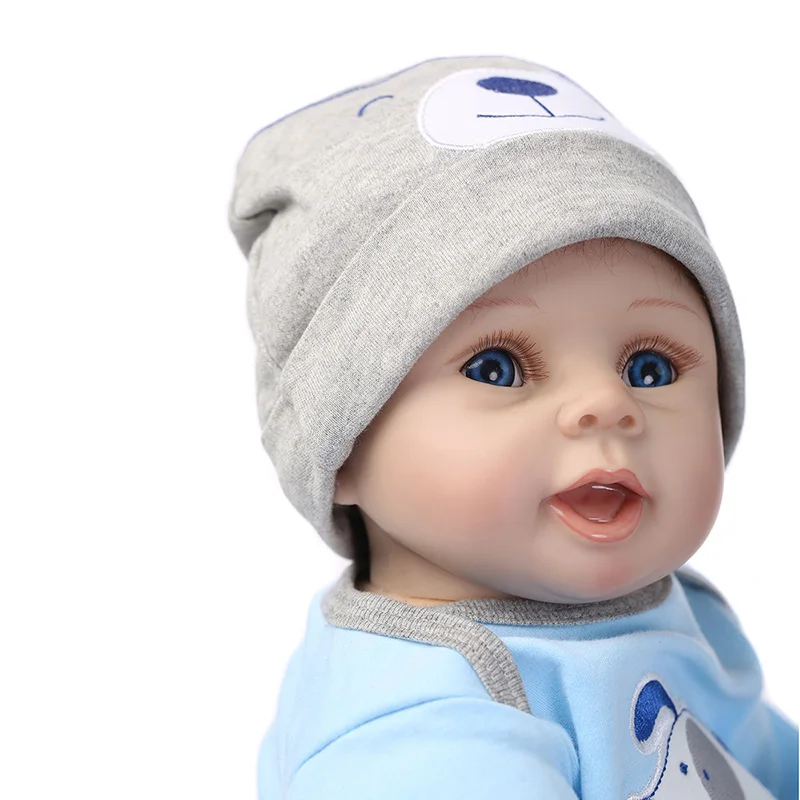 

Simulation Doll Children'S Toy Lifelike Soft Silicone Reborn Baby Dolls Toys For Birthday Gift Fashion Baby Dolls