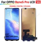 ЖК-экран 6,55 дюйма AMOLED для Oppo Reno5 Pro, дигитайзер сенсорной панели для Oppo reno 5 pro, ЖК-дисплей PDSM00, PDST00, CPH2201