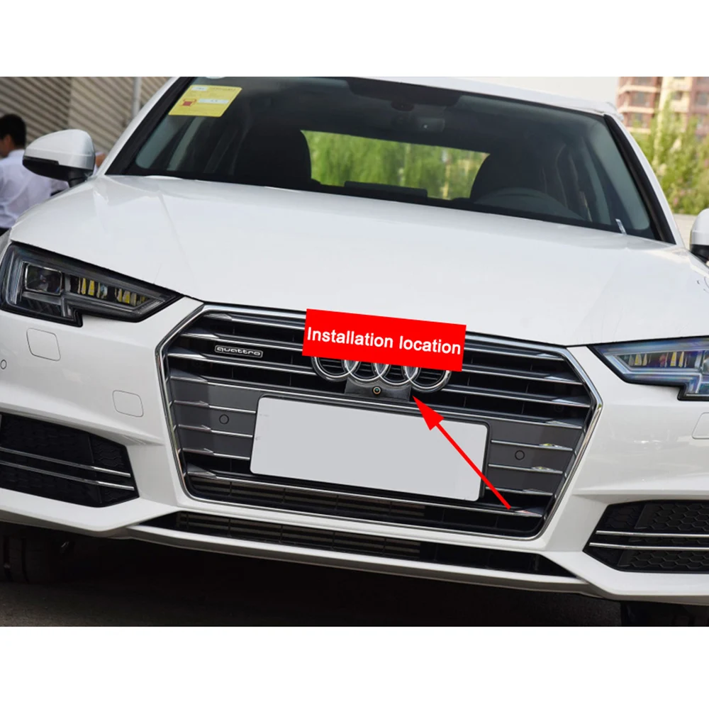 Smartour AHD Автомобильная камера переднего вида для Audi A4 A4L 2017 2018 автомобильная рыбий