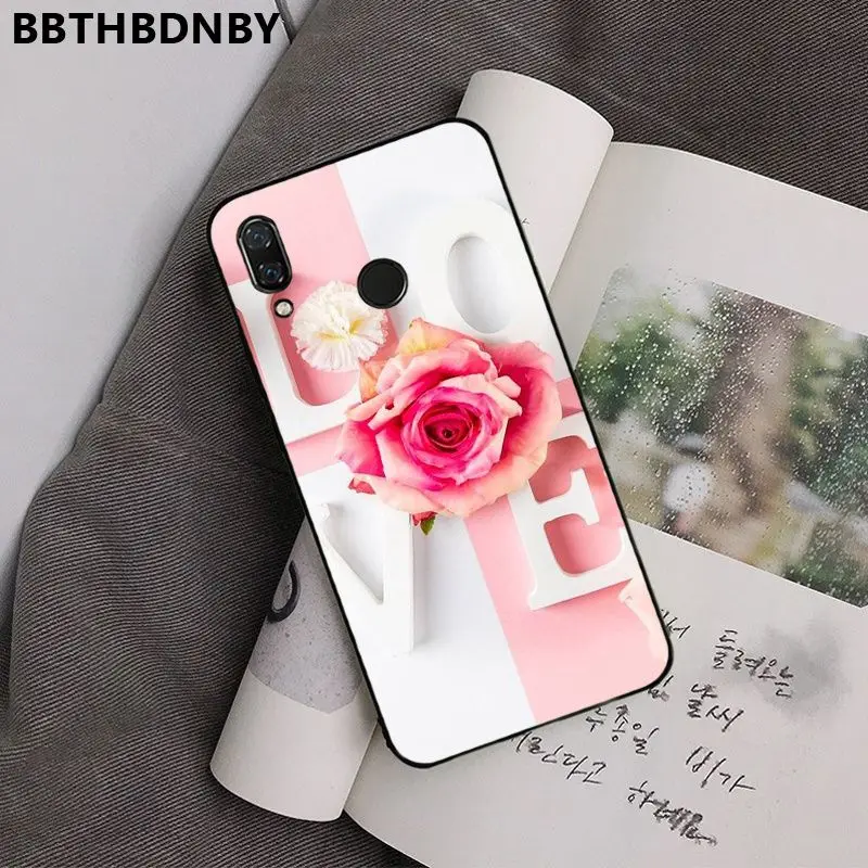 Чехол для телефона Стразы Smart Cover Черная мягкая крышка чехол Xiaomi 8 9 se Redmi 6 6pro 6A 4X7 note