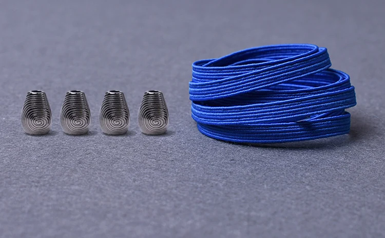 royal blue Эластичные шнурки без завязок с металлическими наконечниками для кроссовок для детей и взрослых, удобные шнурки на плоской подошве 21 цвет - Цвет: royal blue
