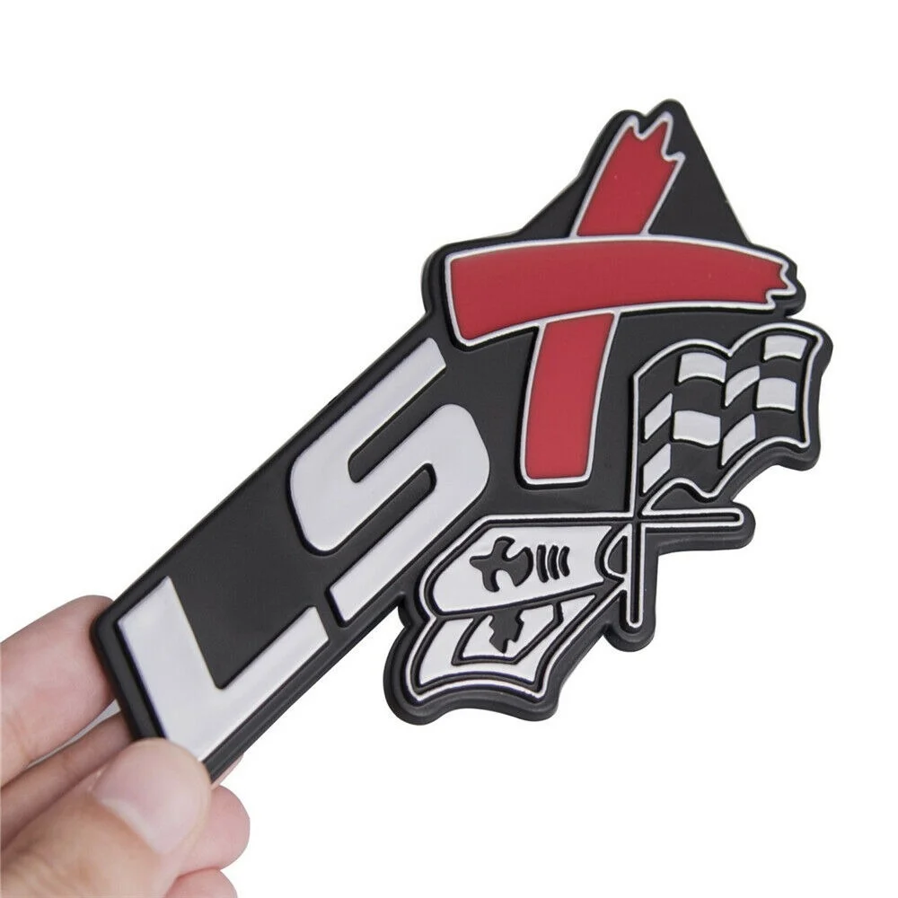 2 шт. красный LSX Гоночный флаг эмблема автомобильное крыло 3D значок наклейка Для