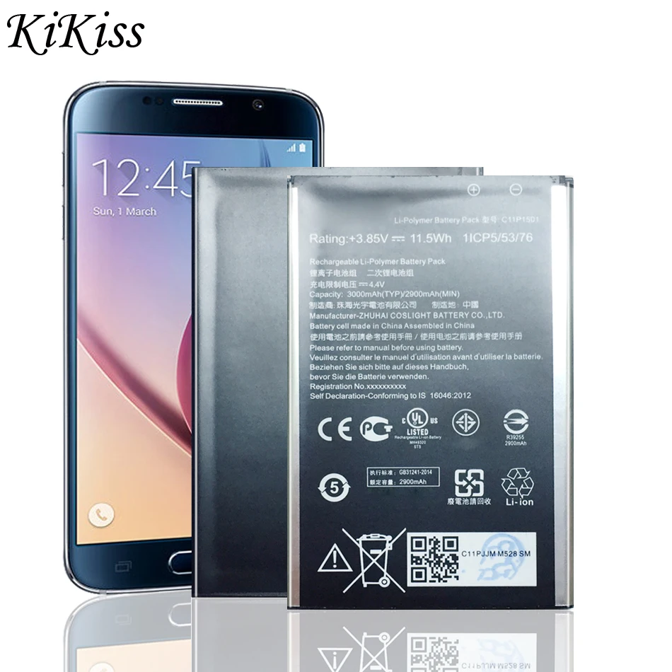 C11P1501 для Asus ZenFone 2 Laser ZE550KL ZE601KL ZE551KL 3000 мАч мобильный аккумулятор|Аккумуляторы