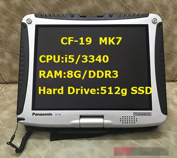 Б/у Panasonic Полностью прочный Toughbook Cf-19 планшет CF19 компьютер MK5 MK6 MK7 MK8 Intel Core i5 4 ГБ/8 ГБ Ram Windows 10 или Win 7 - Цвет: Фиолетовый
