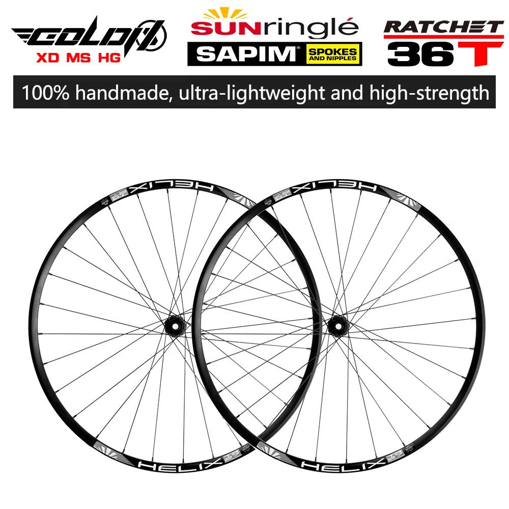 

GOLDIX GDX310 Manual 27.5 29 BOOST Compatible SHIMANO SRAM Flywheel 28 32 36H Quick Release Barrel Axle Mountain Road Bike Wheel