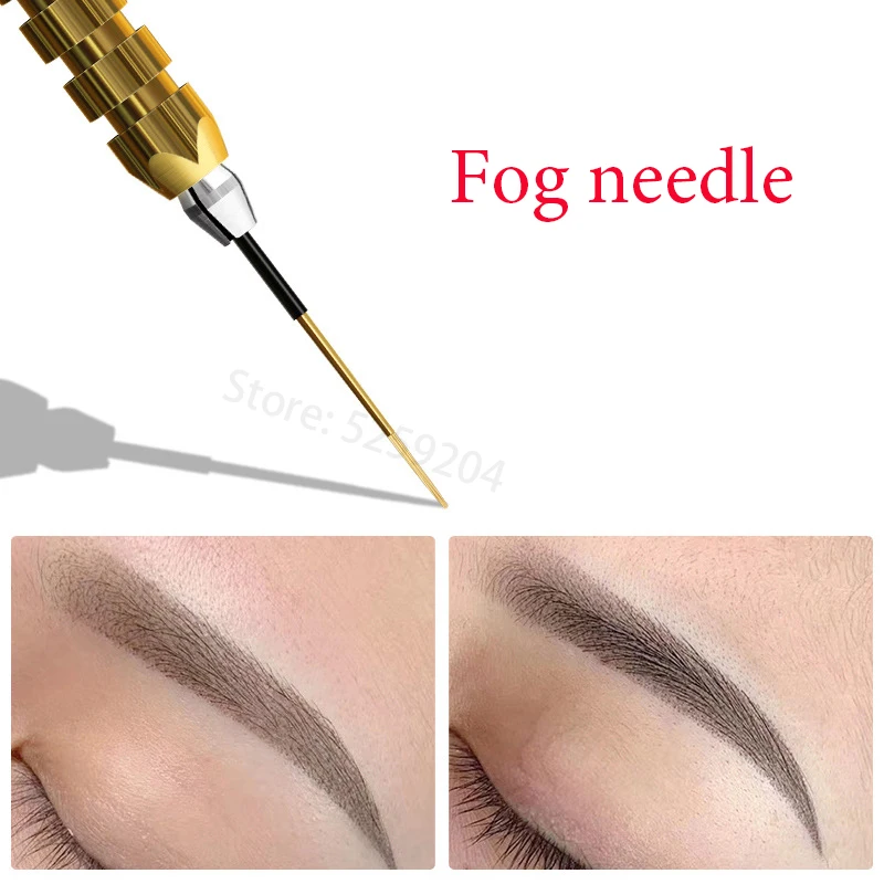 

20pcs Golden Microblading Needles Laminas Tebori Shade 3RS 5RS 5RL Liner Eyebrow Needles Manual Fog Needle for Permanent Makeup