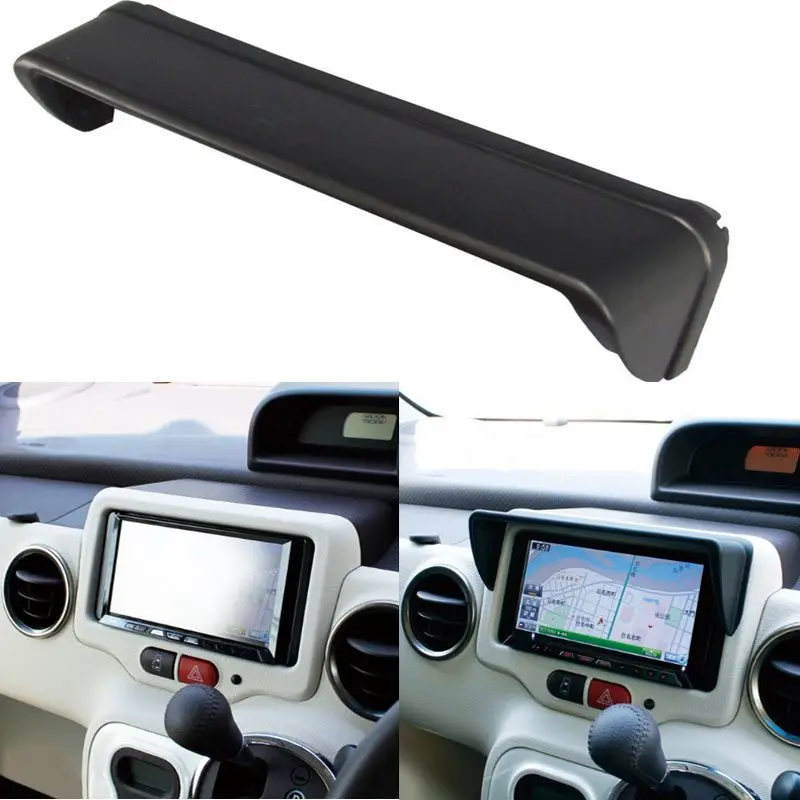 

GPS Navigation Hood Sun Shade Navigator Screen Block Mask Universal Car Clip Auto Parts Navigation audio shade block anti-glare