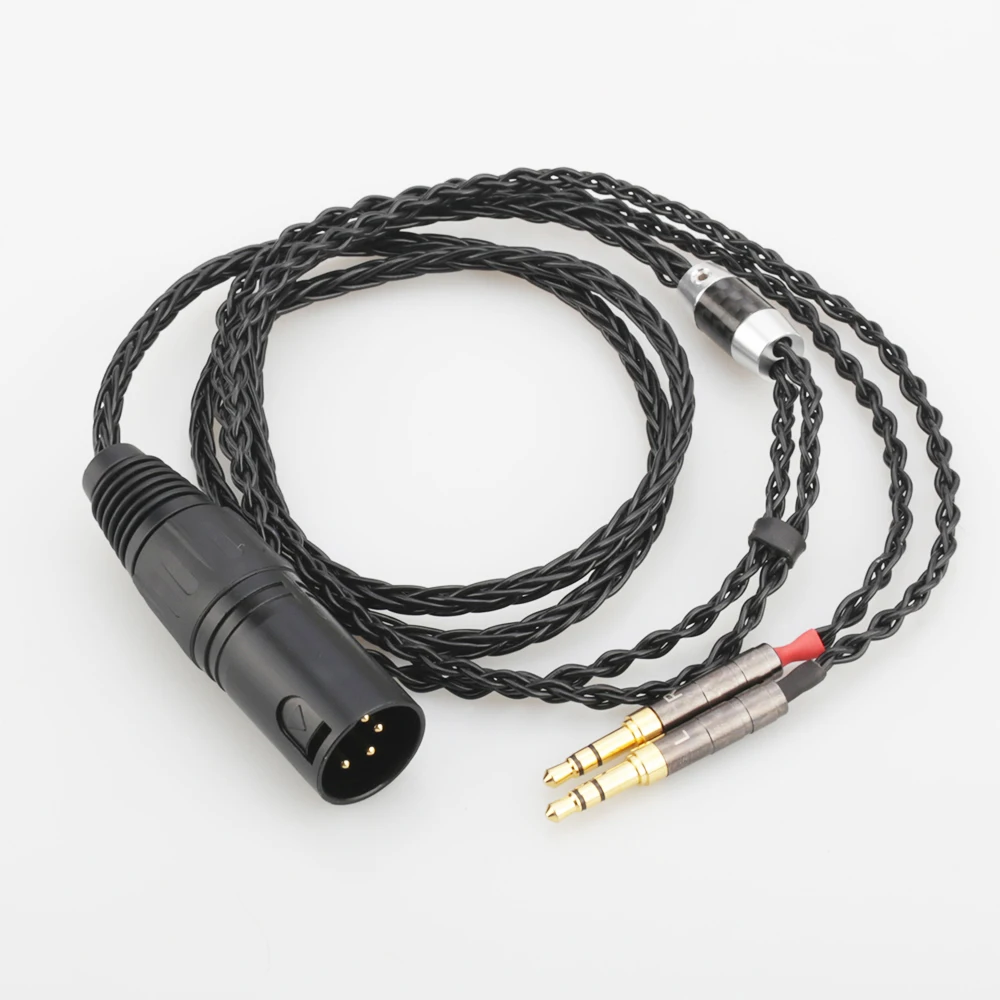 Высокое качество HC010 2x3,5 мм Hi-Fi 4-контактный разъём XLR сбалансированный кабель наушников обновления для Sundara Aventho фокусное elegia t1 t5p D7200 D