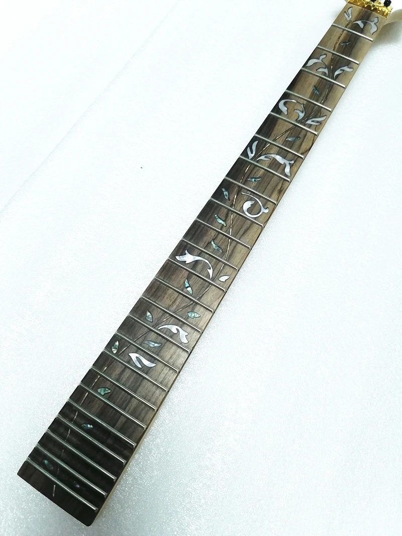 disado 24 bünde inlay baum des lebens maple e gitarre hals gitarre zubehör teile können angepasst werden musical instruments free globa