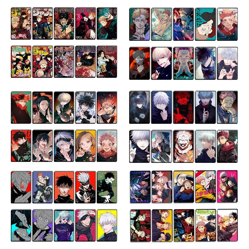 10 шт./компл. аниме фигурки ююютсу кайсена наклейки для косплея подходят