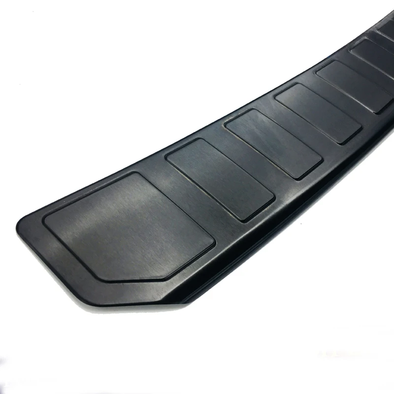 

KOUVI Car styling Black stainless steel rearTailgate bumper cover trim for 2018 2019 Subaru Forester SK accessories