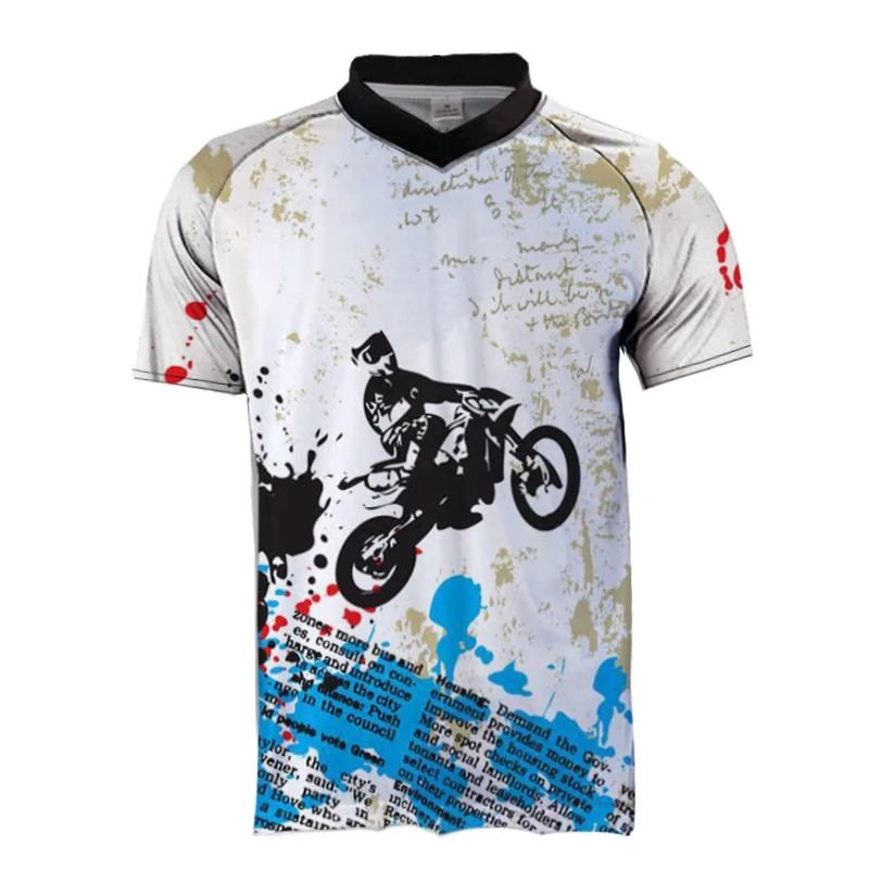 Футболка для верховой езды moto cross Jersey mx Running ropa mtb, рубашка для горного велосипеда, одежда для мотокросса