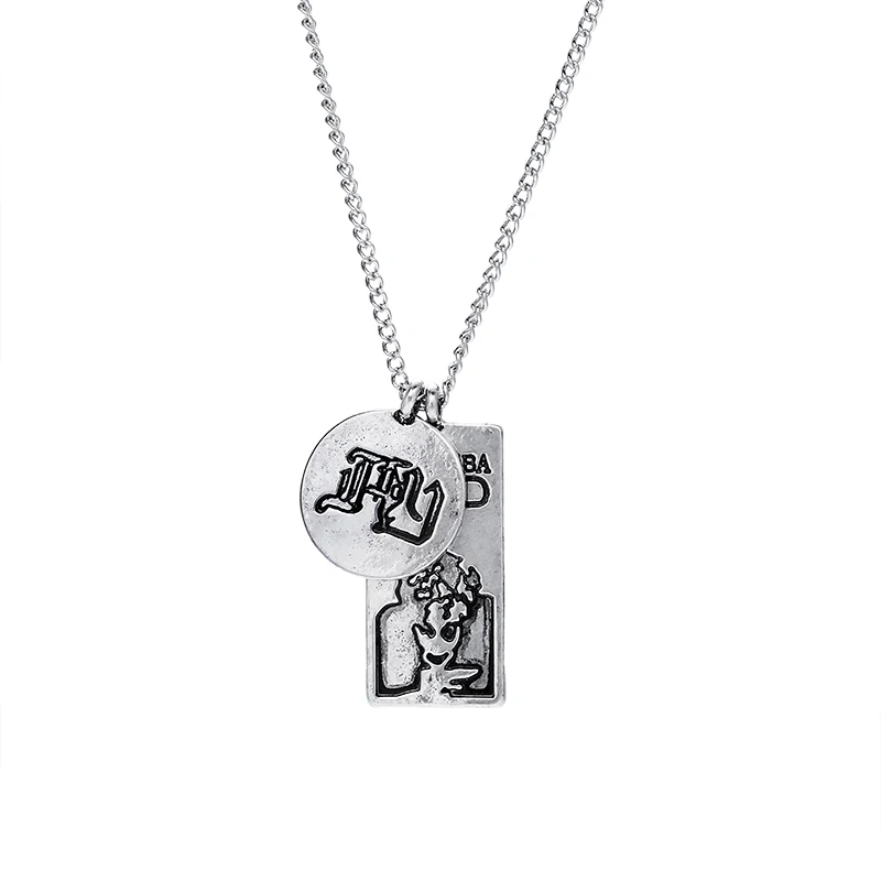 

Long joker contracted titanium steel sweater chain personality ins hip-hop pendant chain necklace