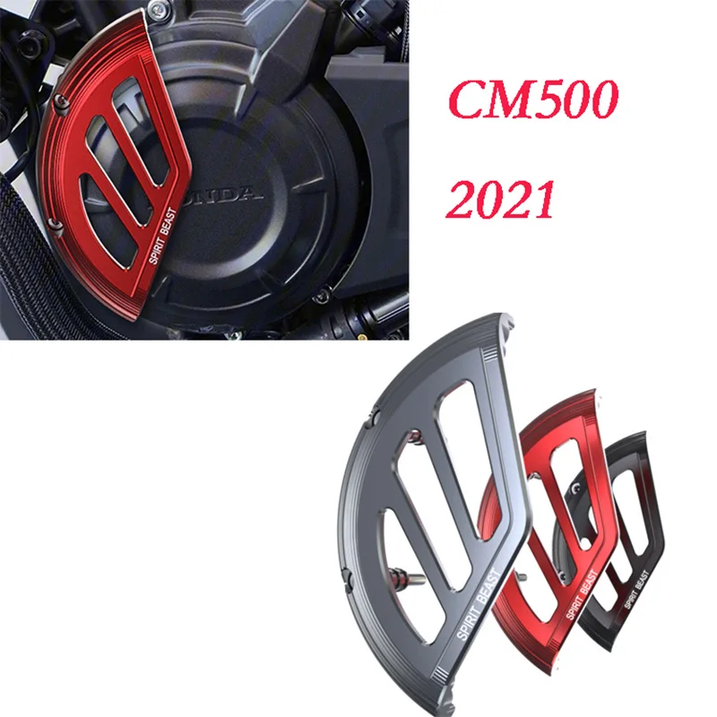 

Spirit Beast cruising Motorcycles Engine cover Protection case Engine Clutch Cover Left Crankcase Covers For Honda Rebel CM500