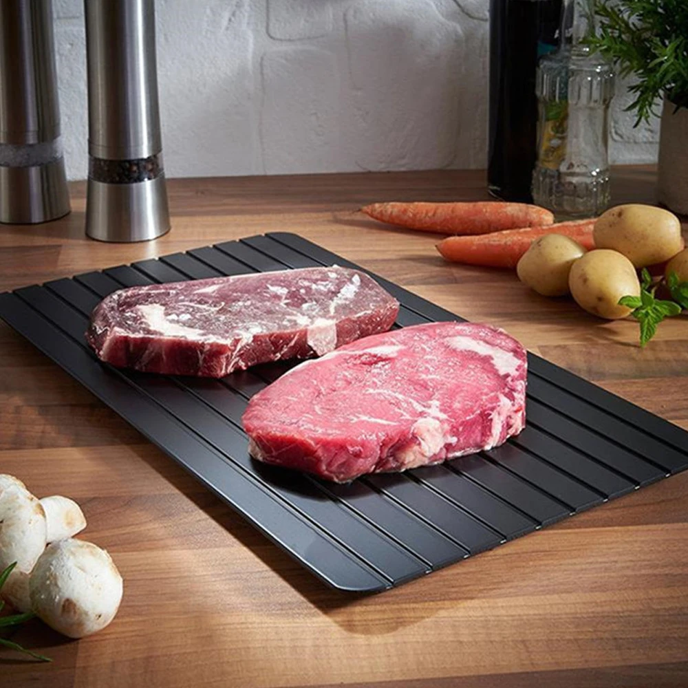 

Fast Defrosting Tray Thaw Frozen Food Meat Fruit Quick Defrosting Plate Board Defrost Kitchen Gadget Tool