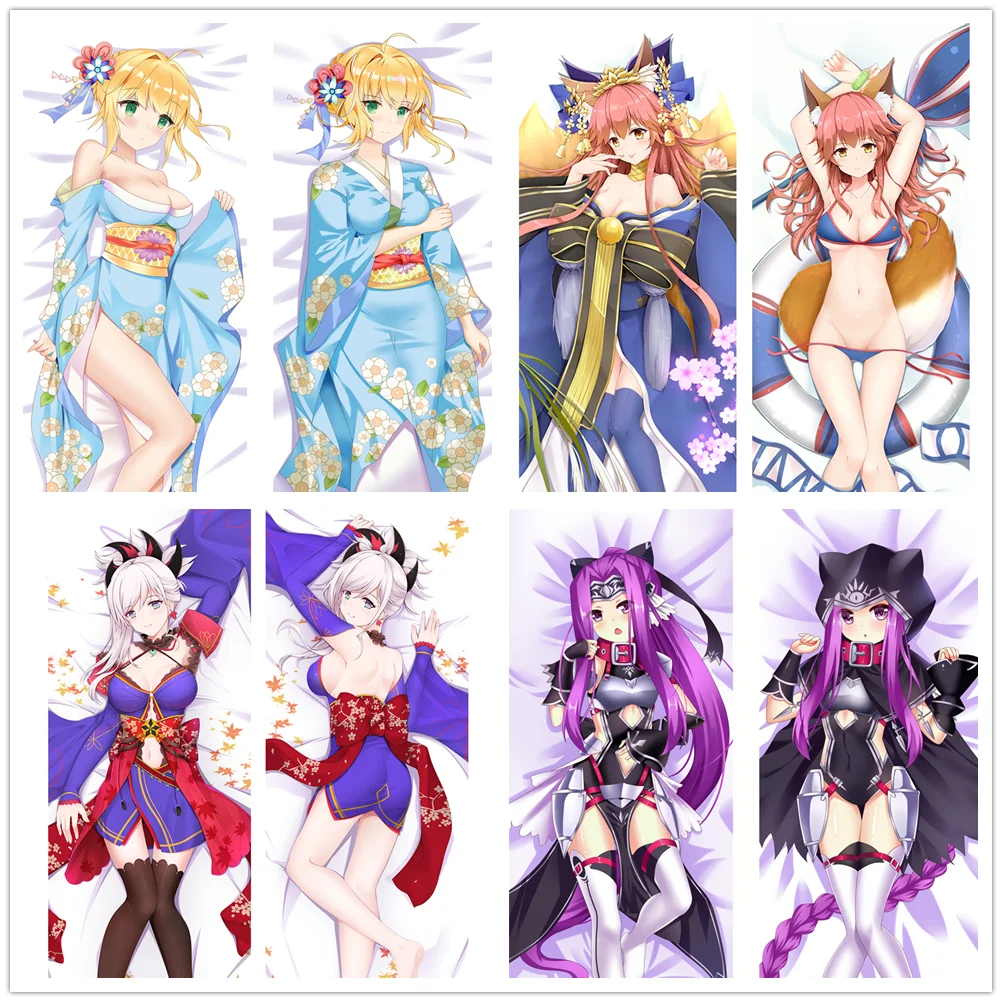 

Fate Grand Order Ishtar Rin Saber Nero деним Okita Souji Astolfo Dakimakura Чехол для телефона