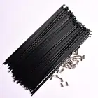 36 шт.набор, 14G 257 261 273 293 мм Нержавеющаясталь велосипедных спиц высокая прочность Горный Дорожный велосипед обод колеса велосипеда спицы с кусачки