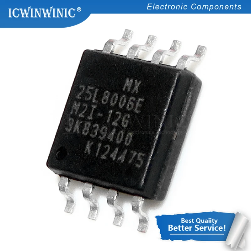 

10 шт MX25L8006EM2I-12G SOP8 25L8006EM2I-12G SOP MX25L8006E MX25L8006 25L8006E SOP-8 MX25L8006EM2I-12 25L8006EM2I-12
