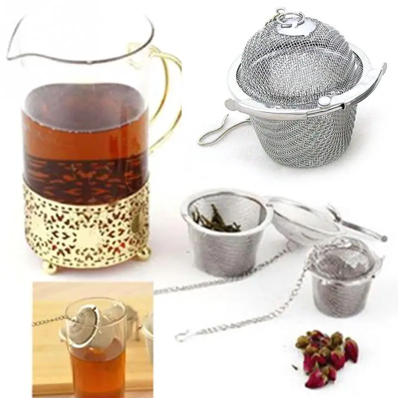 Сетчатый фильтр для чая безопасный многоразовый сетчатый заварки из нержавеющей