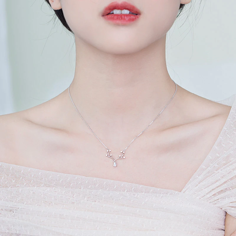 Ожерелье-чокер с оленями женское выразительный дизайн Элегантная Модная