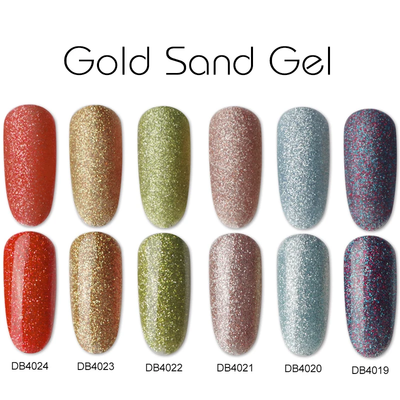 Блестящий Гель-лак СВЕТОДИОДНЫЙ УФ-лак для ногтей 24 цвета маникюра