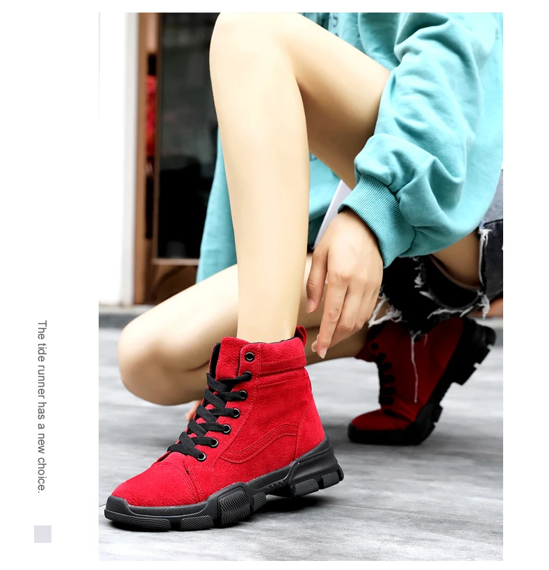 ERNESTNM/женские ботинки; коллекция года; Зимние ботильоны; botas mujer invierno; теплая плюшевая женская обувь; Узкие ботинки из искусственной замши; пикантная красная обувь