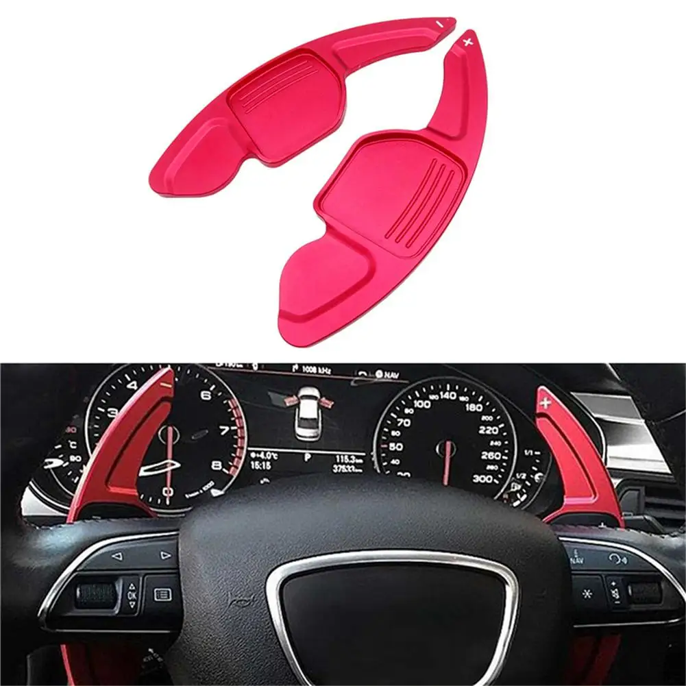 Автомобильные рычаги переключения передач на руль алюминиевые для AUDI A3 S3 A4 S4 B8 A5 S5