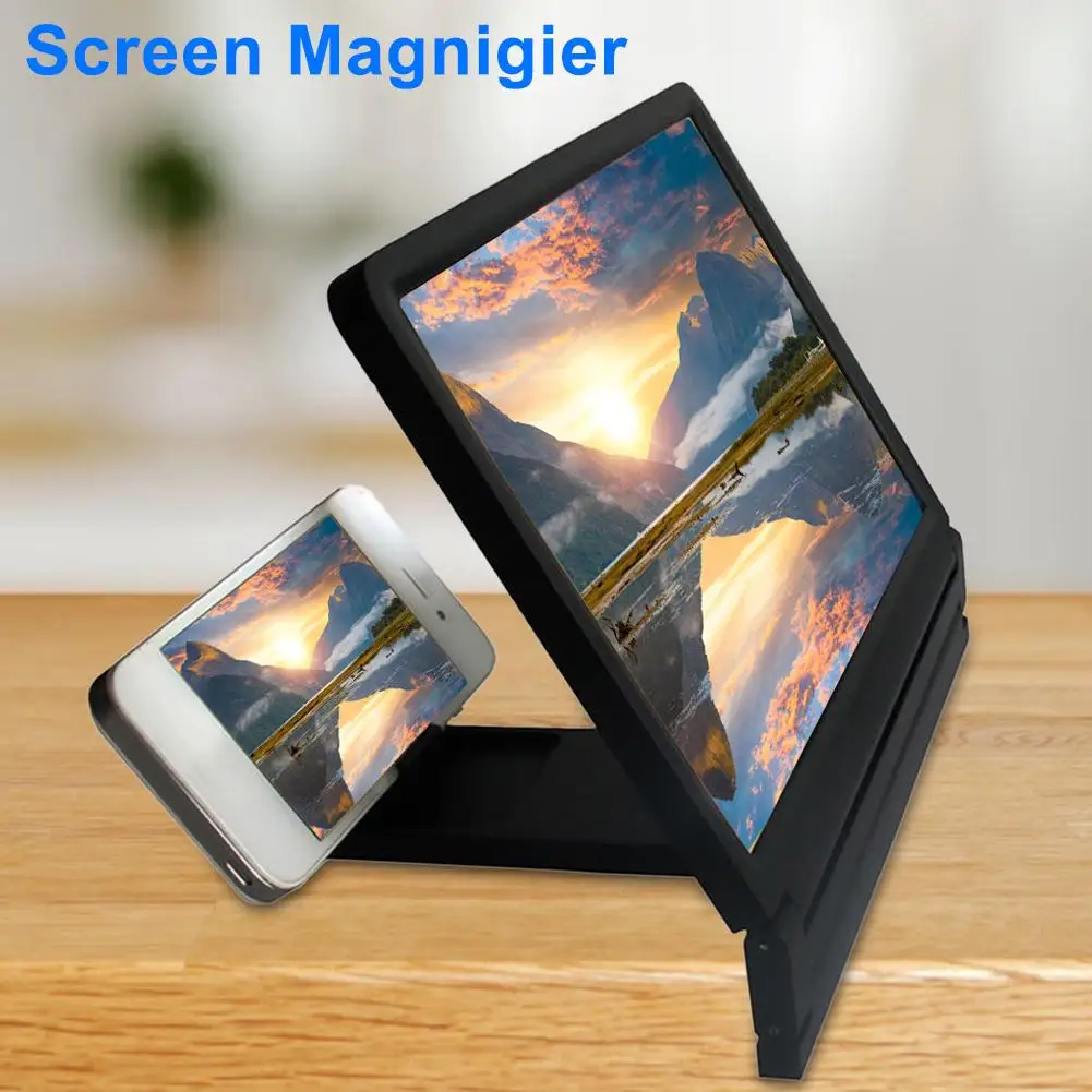 8 2 дюймовый мобильный увеличитель для экрана телефона Защита глаз Дисплей 3D