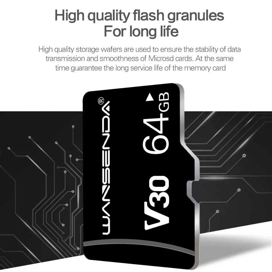 WANSENDA карта памяти Micro SD 128 ГБ 64 8 16 32 | Компьютеры и офис