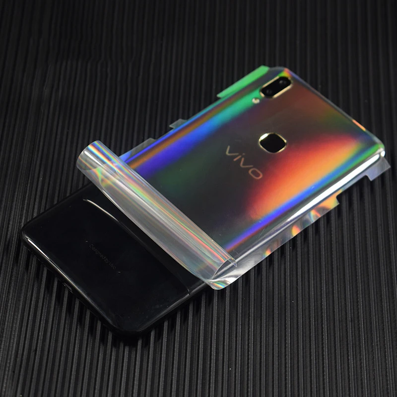

Aurora Gradient Transparent Decorative For VIVO Z1 Mobile Phone Protector Vivo Z1i Back Film Protective Stickers With Gift
