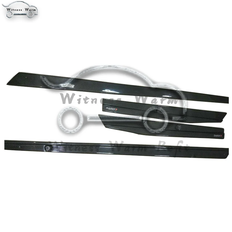 Боковые юбки Golf 7 комплект из углеродного волокна для кузова автомобиля фартук