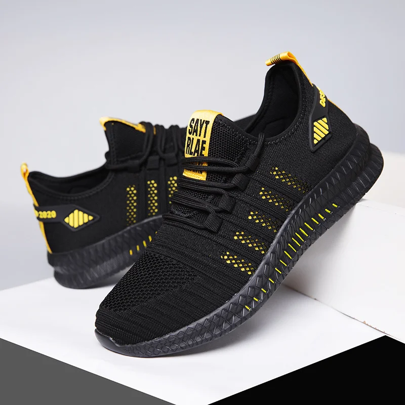 

Sport Running Men Shoes Air Mesh Breathable Men Sneakers New Cushioning Casual Balck Shoes Lightweight Zapatillas De Deporte