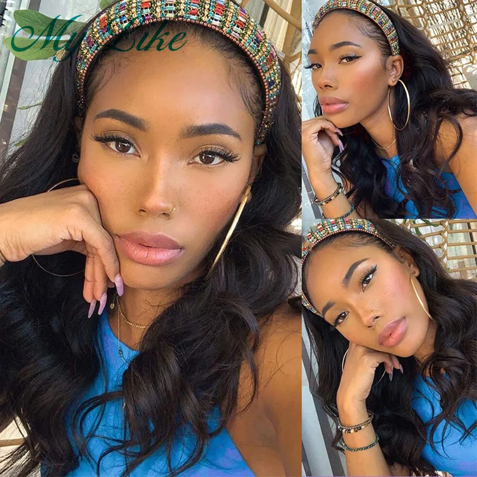 У меня как объемная волна парики из натуральных волос на кружевной парик с