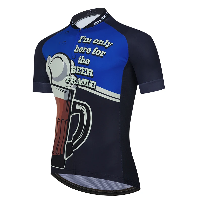 Летние оранжевые пивные майки для велоспорта рубашки с коротким рукавом мужчин