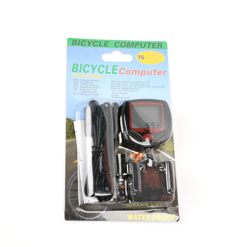 

Bicycle Speedometer Bike Computer With LCD Digital Display Waterproof Bicycle Odometer Cycling Stopwatch Riding Accessories Tool