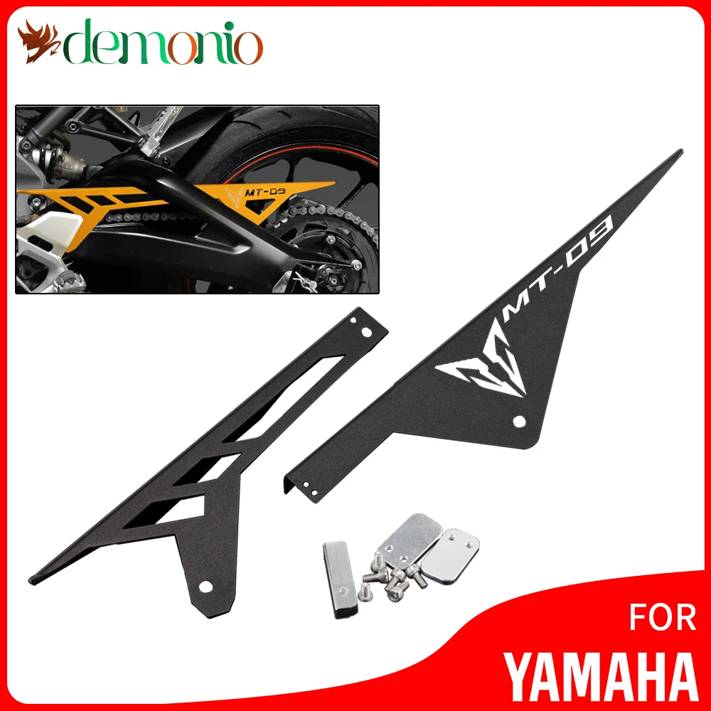 

Chain Belt Guard Cover Accessories For Yamaha MT-09 / ABS / STREET RALLY 2014-2021 mt09 abs street rally 2020 2019 2018 2017 14