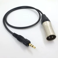 67ja locking 3 5mm trs xlr balanced cable for s ony uwp v1 uwp d11 uwp d21 wireless output microphone receiver