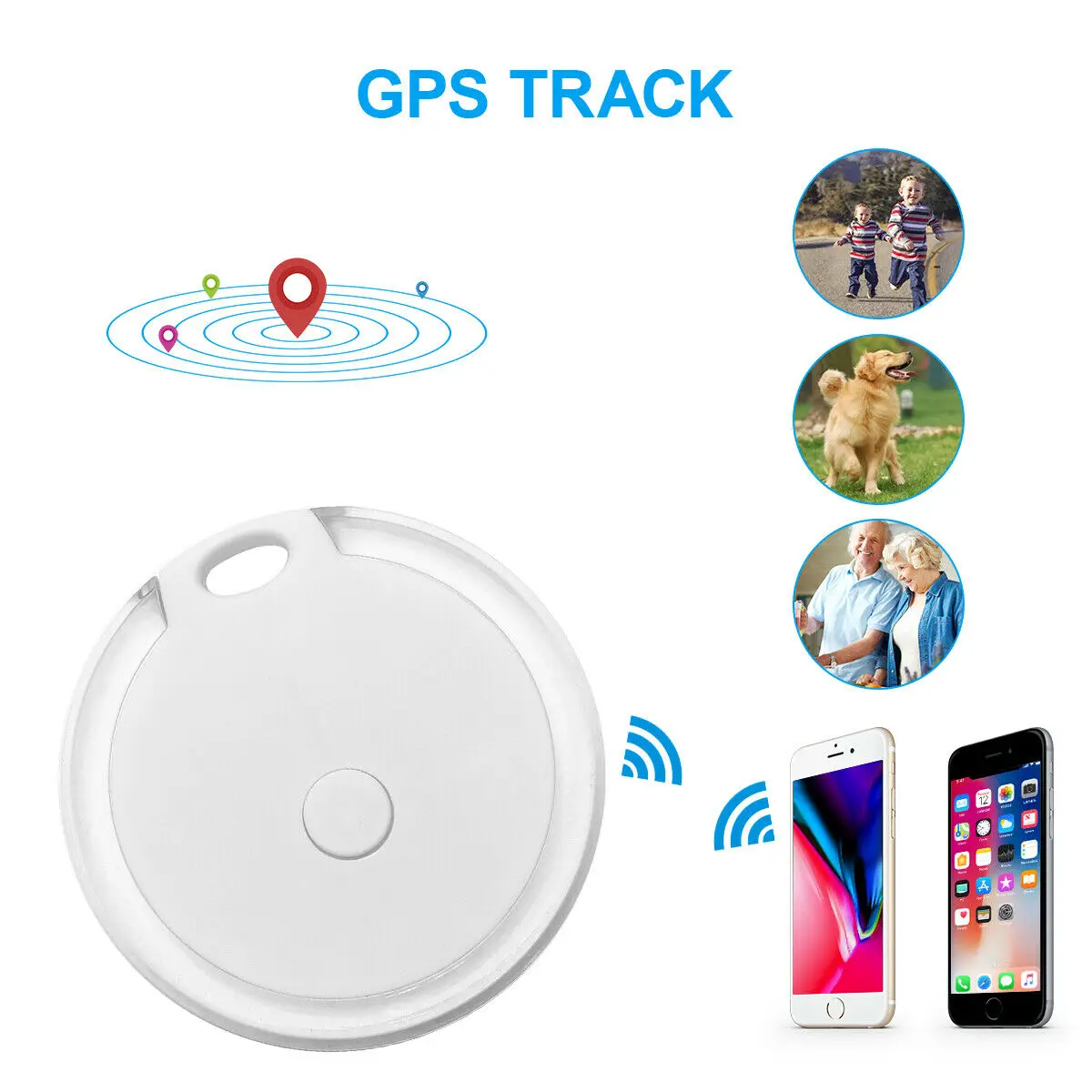 Маленький питомец собака Кот Водонепроницаемый GPS трекер локатор отслеживания