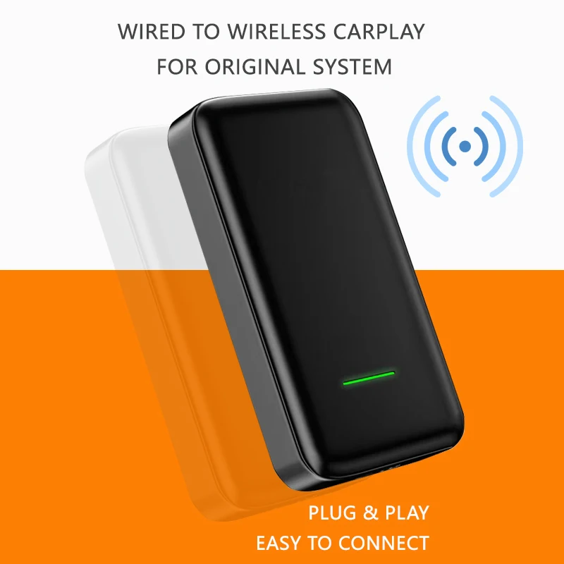 

DLC CarPlay Wired to Wireless Adapter Bluetooth for Cadillac XT5 XT4 CT6 ATSL XTS Kit Conversion Box Multimedia Player