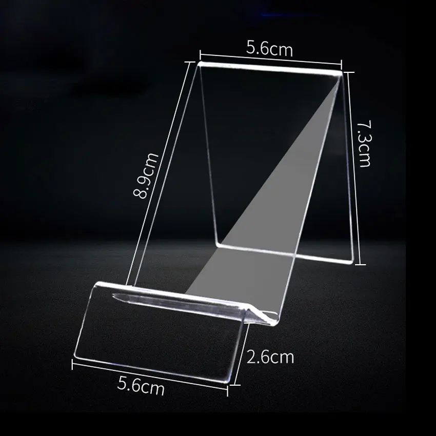 Прозрачная пластиковая подставка YuXi для стеллажа с окошком GB GBA SP GBC 3DS 2DS консоли