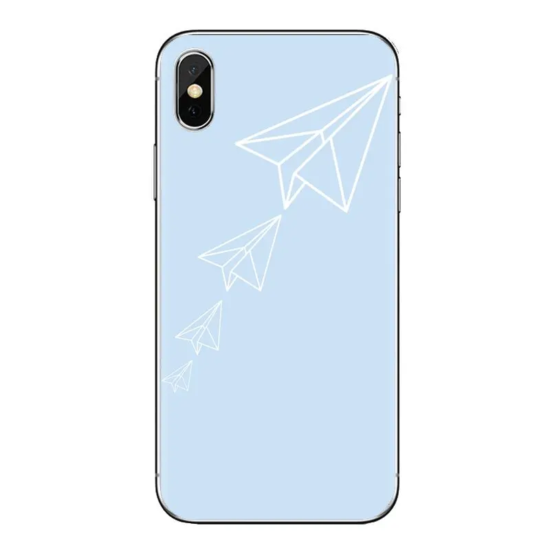 Прозрачный мягкий чехол чехлы для фильмов Бумажные самолеты iPod Touch Apple iPhone 4 4s 5 5S SE