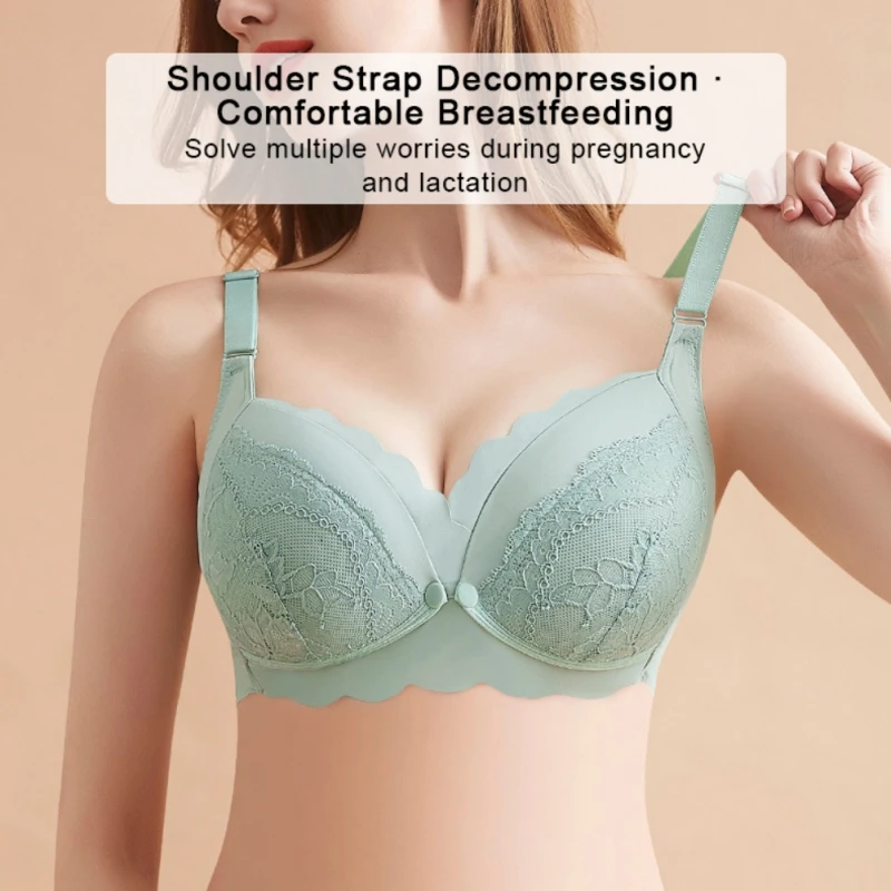 Женские хлопковые кружевные бюстгальтеры для беременных | Женская одежда