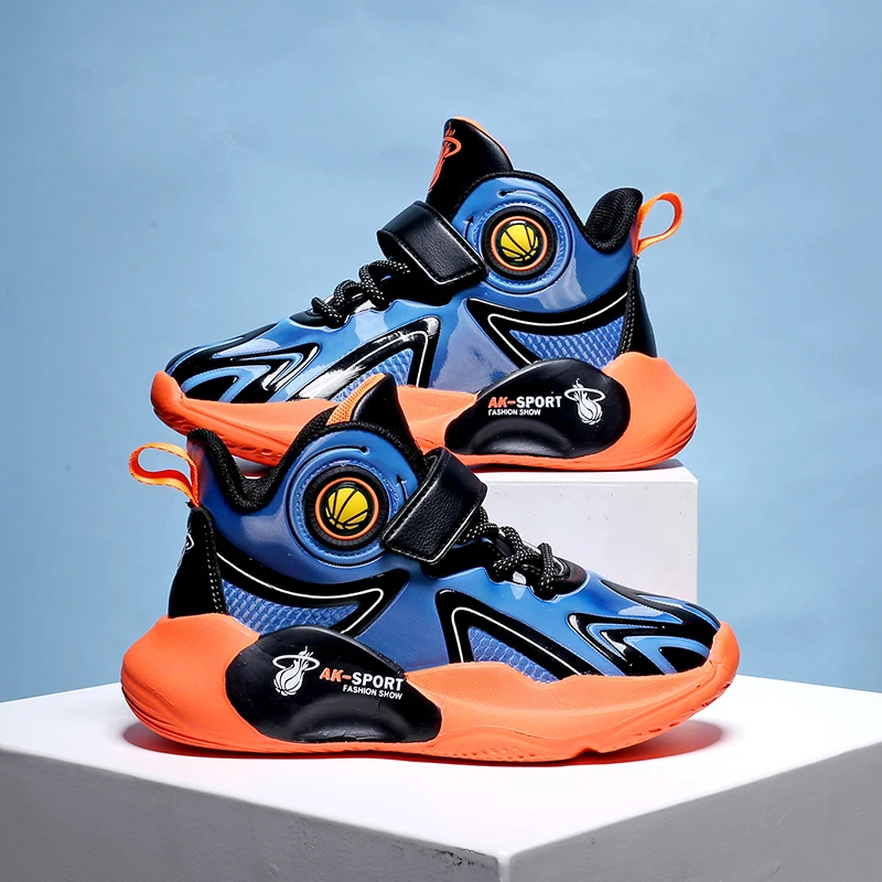 Brand Kids Sneakers Children Basketball Shoes Waterproof Running Shoes Casual Sports Shoes Boys Tennis Shoes Child Basket Shoe