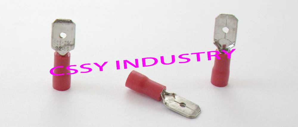 25 шт. предварительно изолирующий женский и мужской клеммный блок разъем FDD1.25/2/5. 5