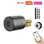 Умный пульт дистанционного управления Bluetooth-совместимый цилиндрический замок Airbnk M500 блокировка отпечатков пальцев Кнопка Tuya Zigbee опционально