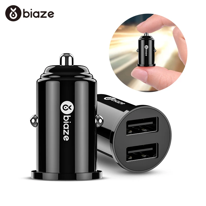 Автомобильное зарядное устройство Biaze 3.1A с двумя портами USB мини s универсальное