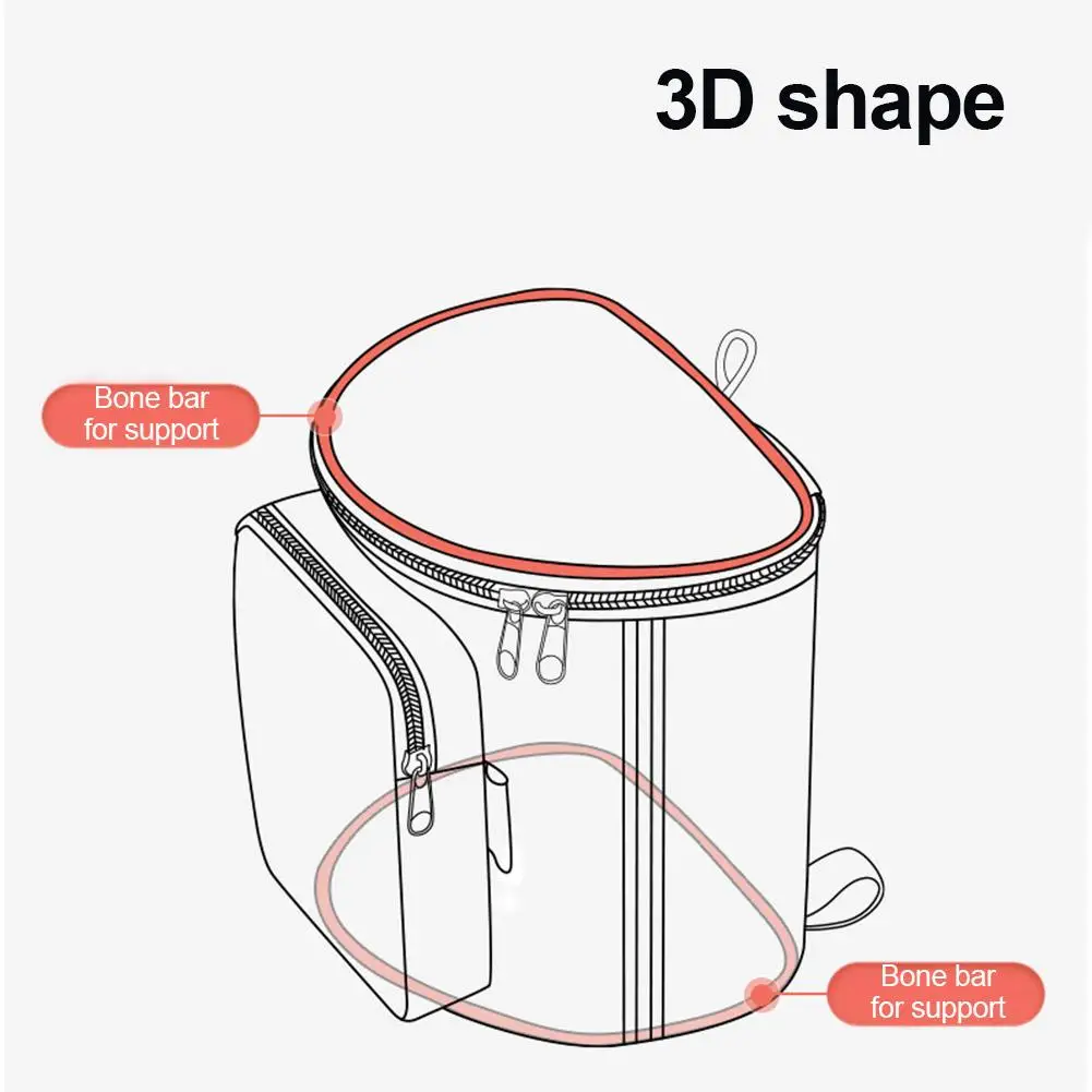 

Baby Stroller Organizer With Zipper Pocket Portable Detachable Bag Carrying Travel Diaper Bag Fits Most Strollers